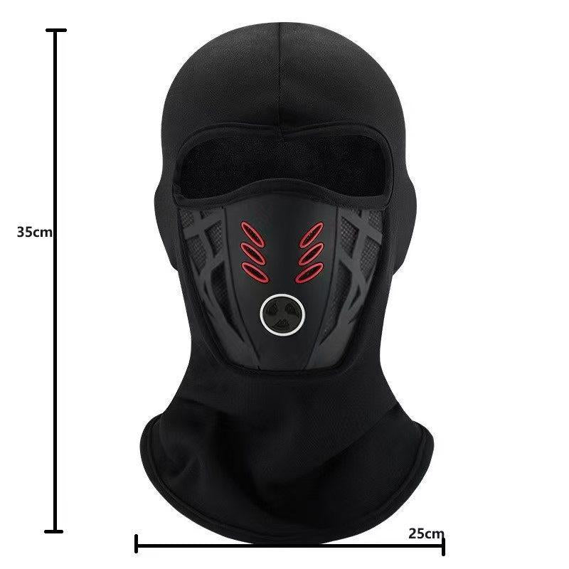 Winter Rider Warm Anti-Haze Balaclava Full Face Mask for Motorcycle Riding Cycling Ski Hood Cap Windproof Soft Outdoor Warm Bike Headwear
