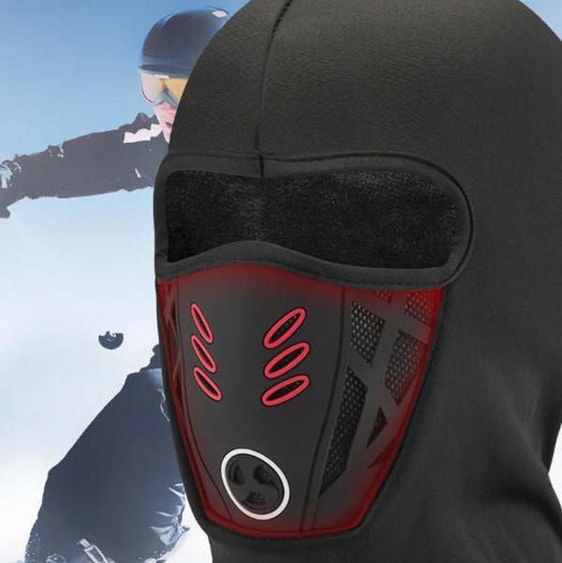 Winter Rider Warm Anti-Haze Balaclava Full Face Mask for Motorcycle Riding Cycling Ski Hood Cap Windproof Soft Outdoor Warm Bike Headwear